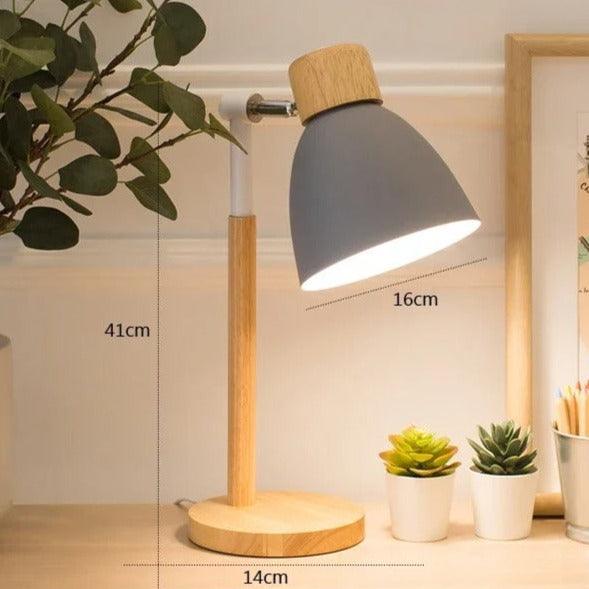 BowLift | Nordic Table Lamp | Wood, Iron