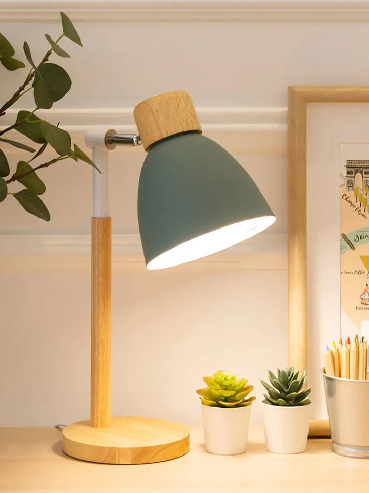 BowLift | Nordic Table Lamp | Wood, Iron