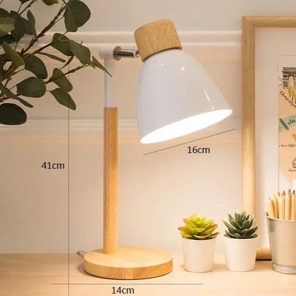 BowLift | Nordic Table Lamp | Wood, Iron