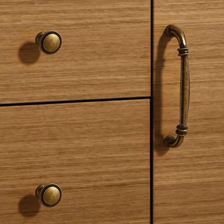 Nordic Vintage Bronze Cabinet Handle Furniture Hardware Drawer Cabinet | Bowlift
