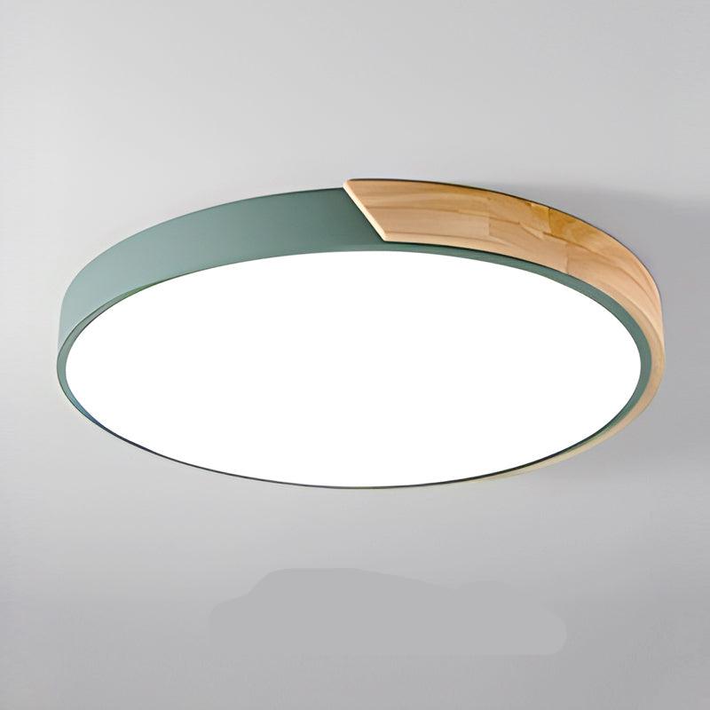BowLift | MACROLUME – Nordic Wooden Macaron LED Ceiling Light for Cozy Ambience