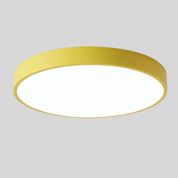 BowLift | Nordic Wood LED Ceiling Light – Macaron Design, 23–30cm