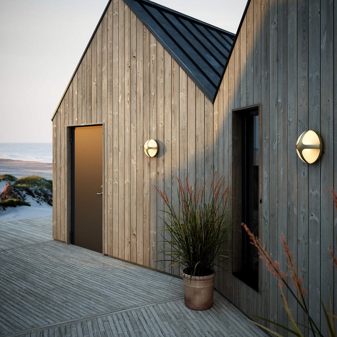 BowLift | Stylish Outdoor Sconce with Geometric Accent