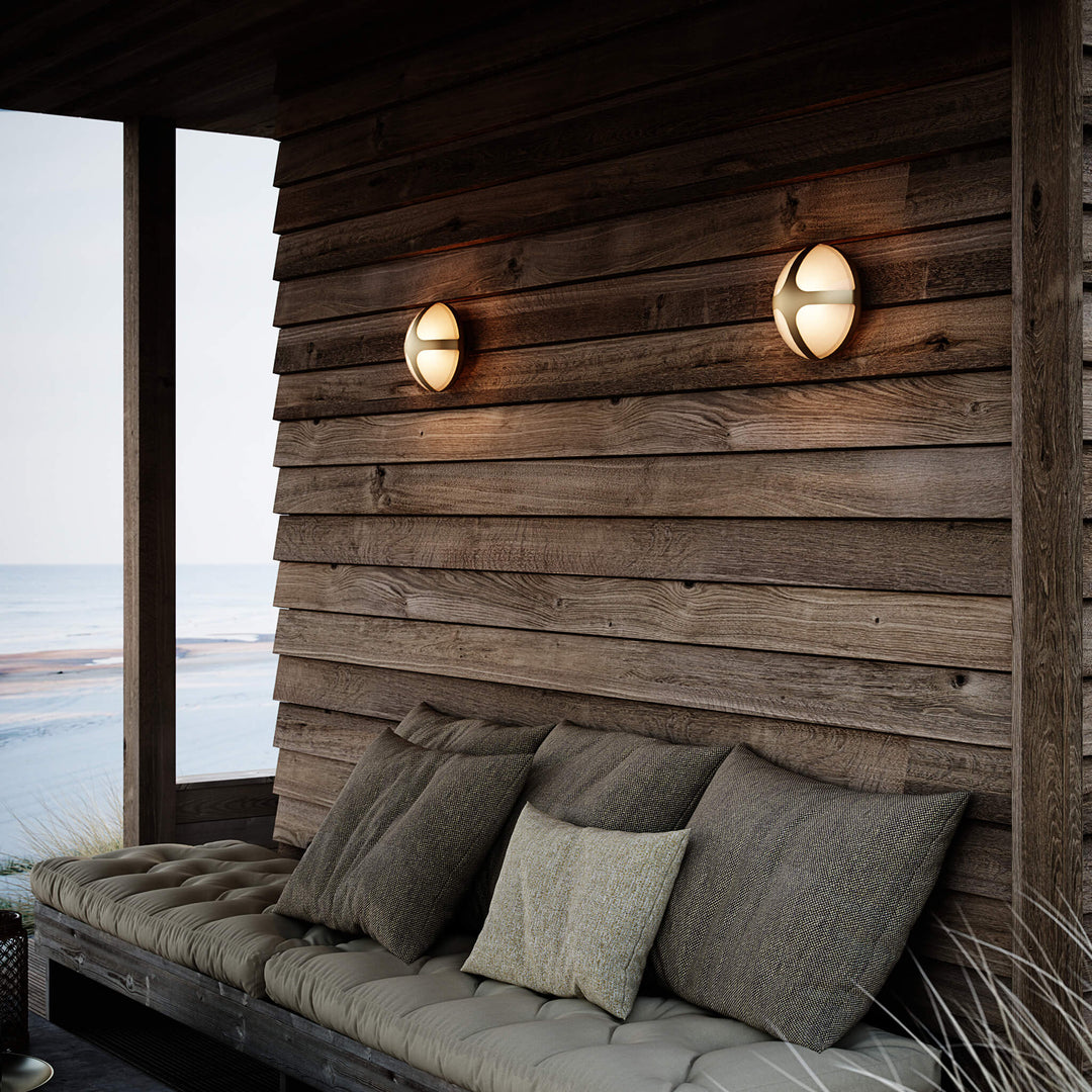 BowLift | Stylish Outdoor Sconce with Geometric Accent