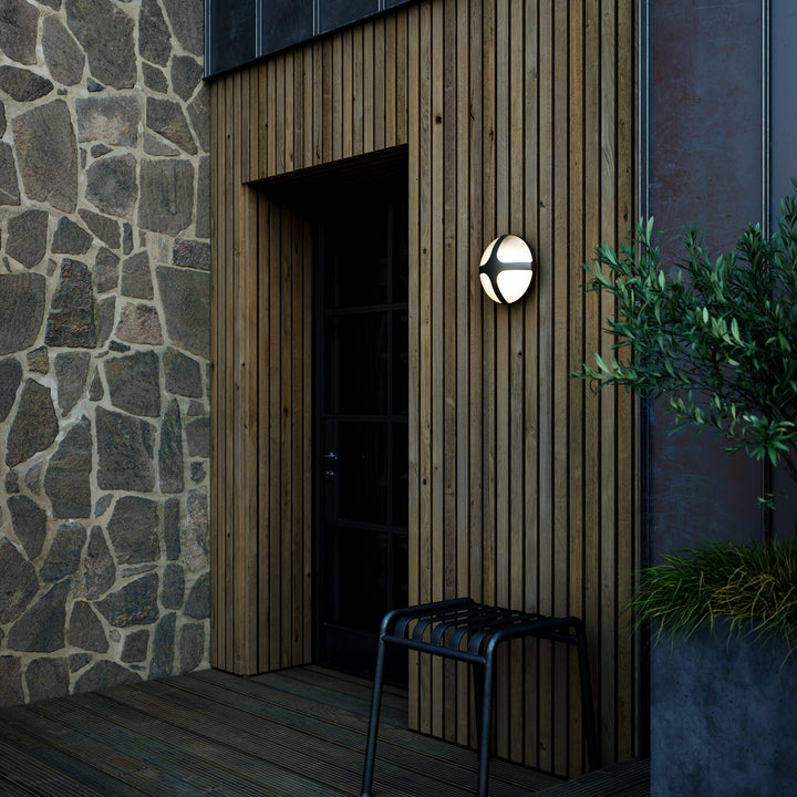 BowLift | Stylish Outdoor Sconce with Geometric Accent
