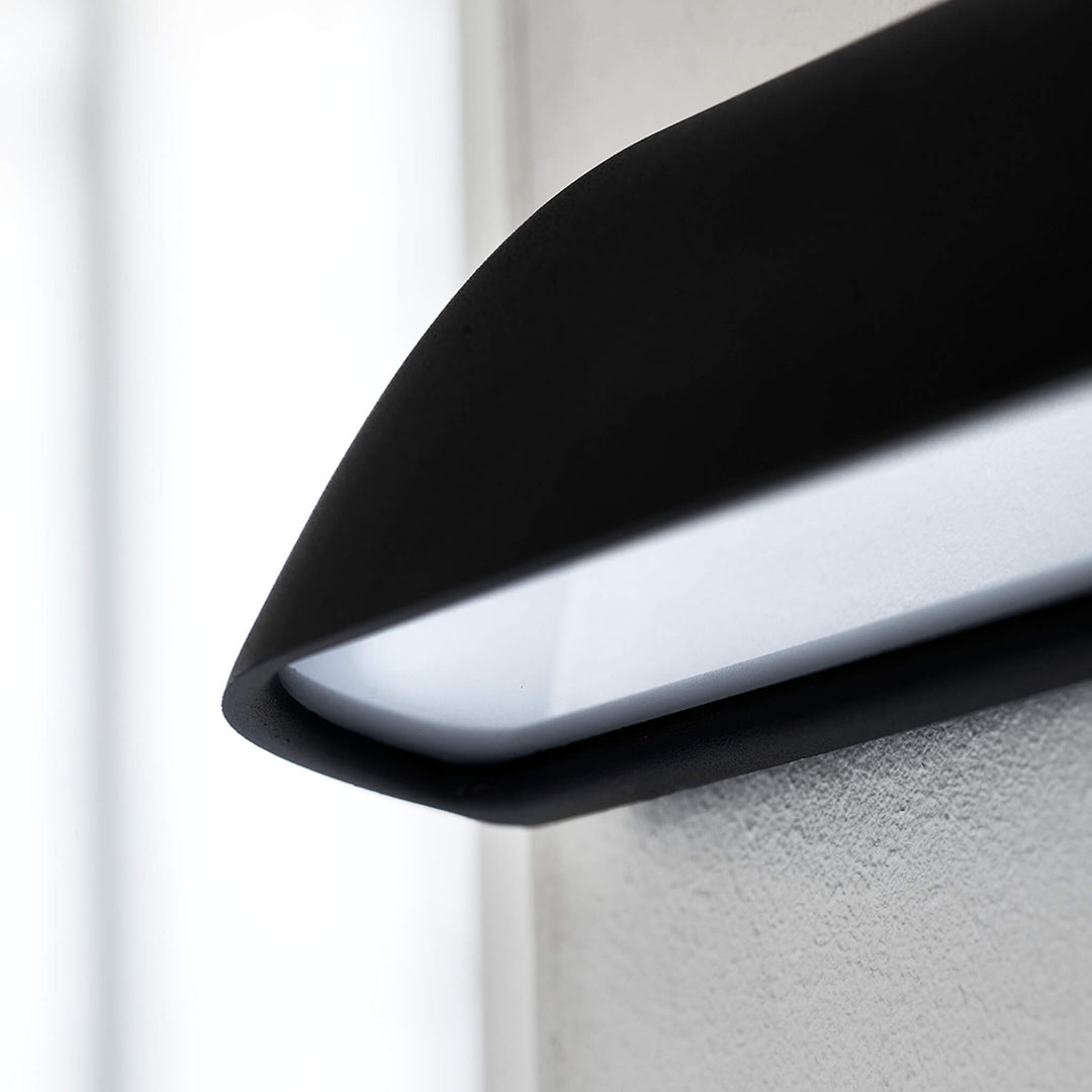 BowLift | Black LED Wall Lamp - Ideal for Outdoors and Indoors
