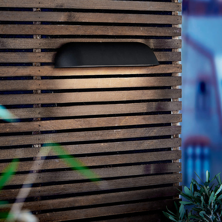 BowLift | Black LED Wall Lamp - Ideal for Outdoors and Indoors
