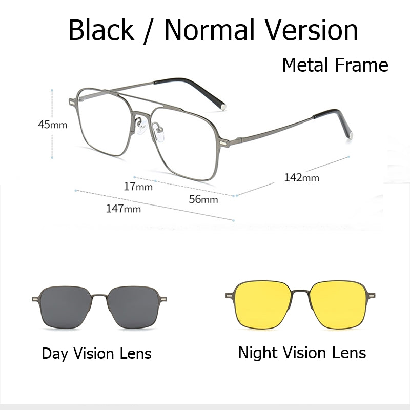 BowLift | Pure Titanium Magnetic Clip-On Glasses