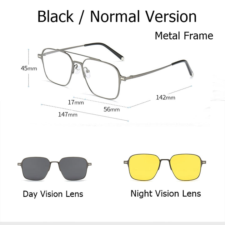 BowLift | Pure Titanium Magnetic Clip-On Glasses