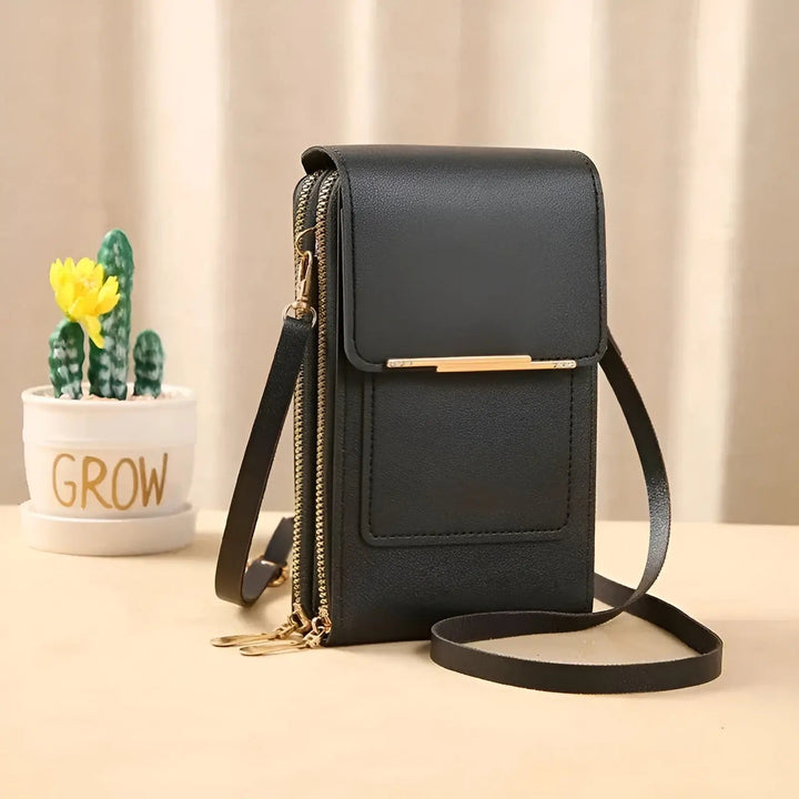 Trendy Leather Anti-Theft Women's Shoulder Bag - SecureStyle | Bowlift