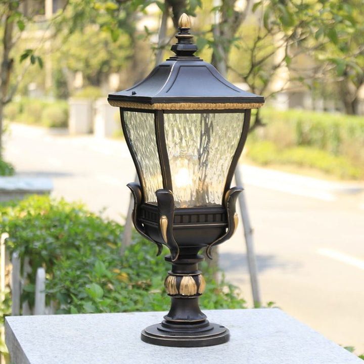 BowLift | LumaLux Solar Outdoor Lantern | Weatherproof | Solar Powered | Garden Lighting for Terrace and Entry Area