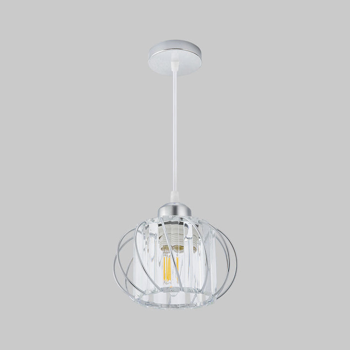 BowLift | Pendant Light Black Glass Globe Ceiling Fixture