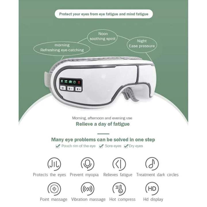 4-in-1 Multifunctional Eye Massage Glasses with Air Compression | Bowlift