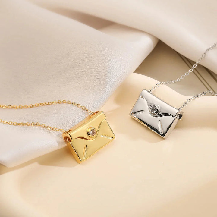 BowLift | Open & Close I Love You Envelope Necklace