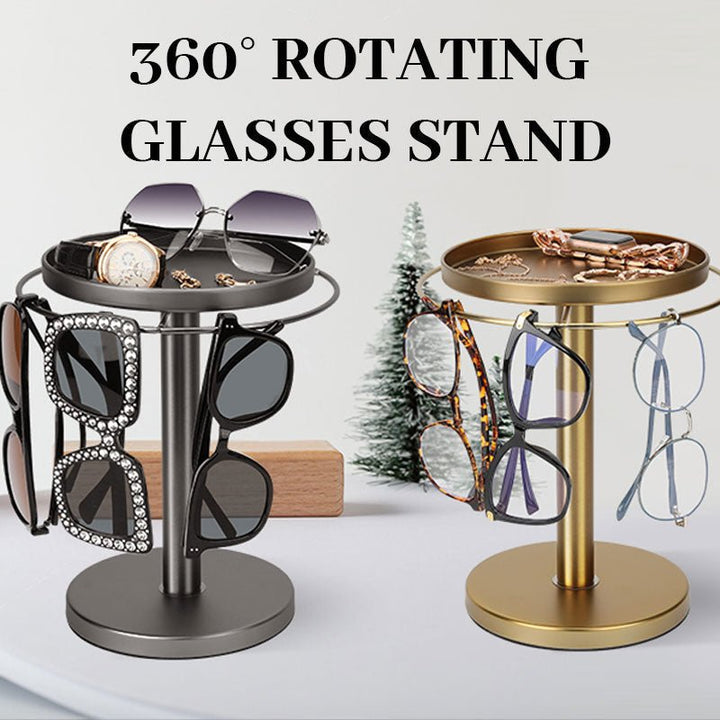 BowLift | OPTITURN – 360° Rotating Glasses Stand with Compact Design & Versatile Functionality