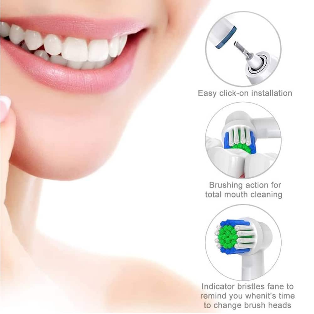 4 pieces. Toothbrush heads for Oral-B | Bowlift