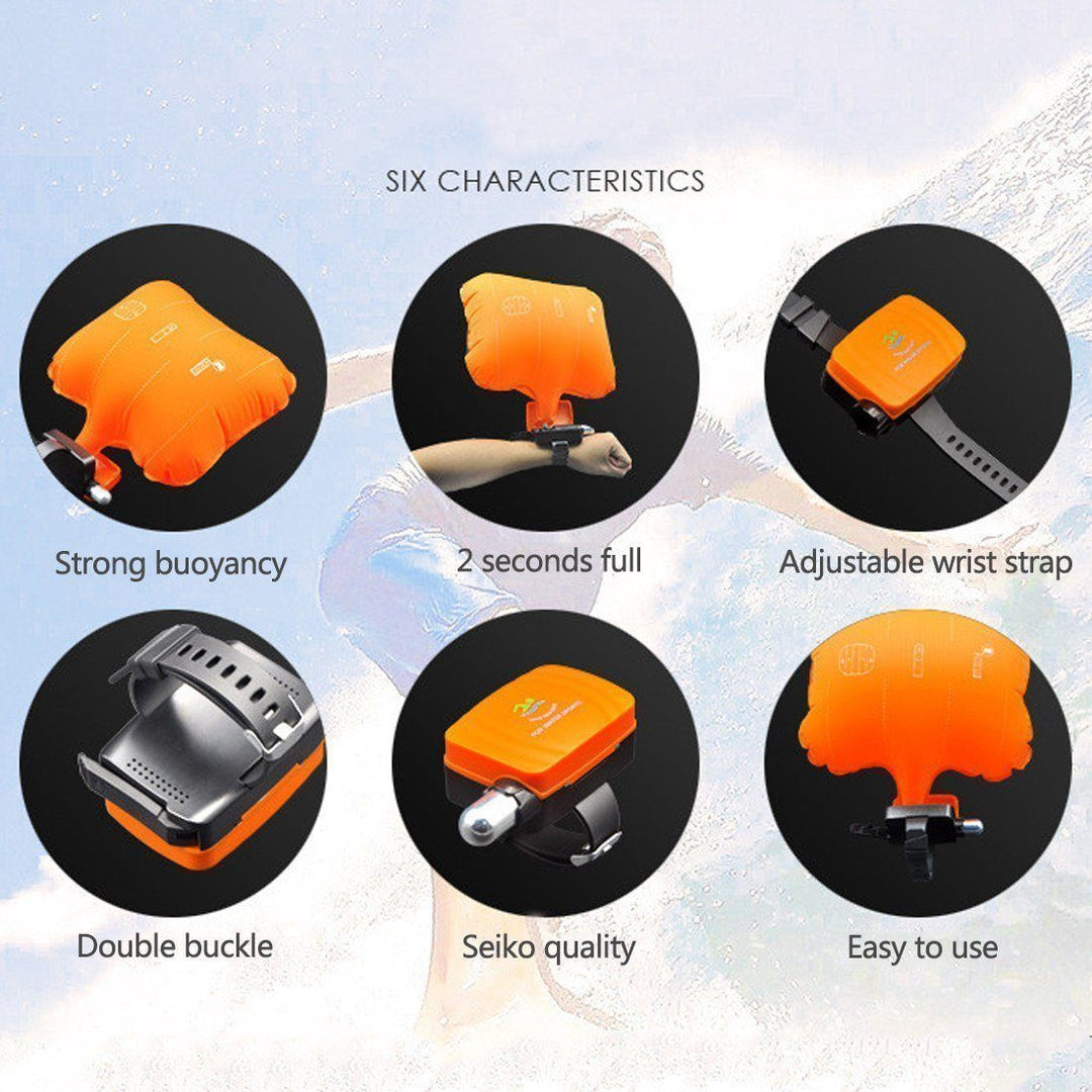 BowLift | LifeSaving Swimming Inflatable Rescue Bracelet