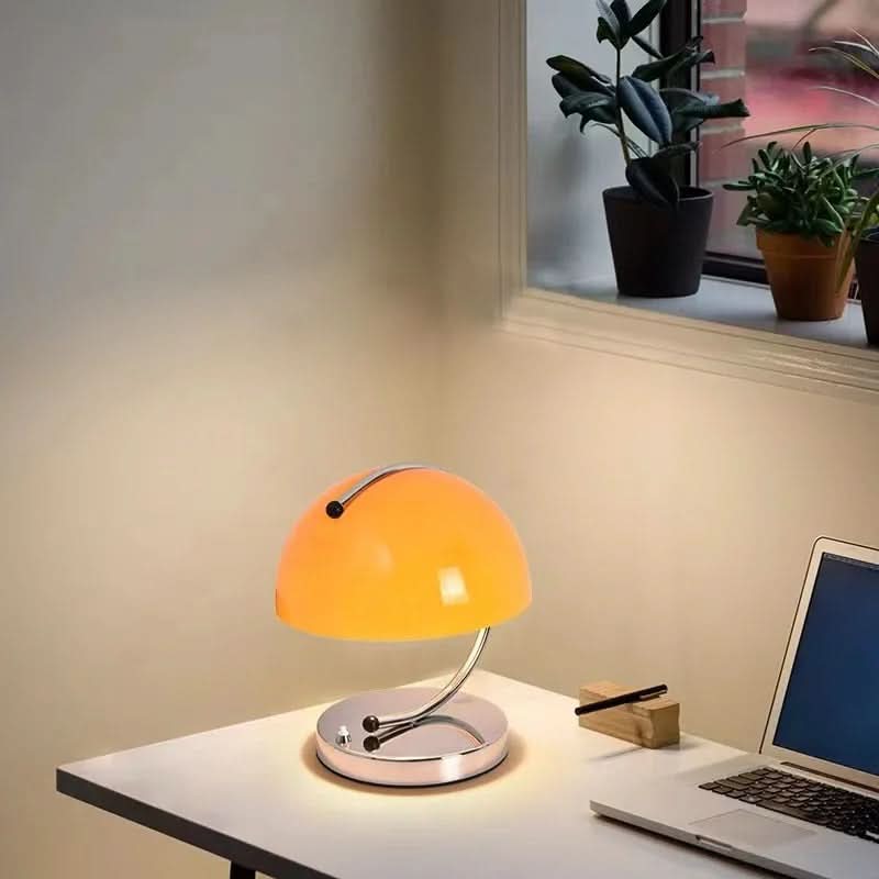BowLift | Mushroom Glass Table Lamp in Danish Style