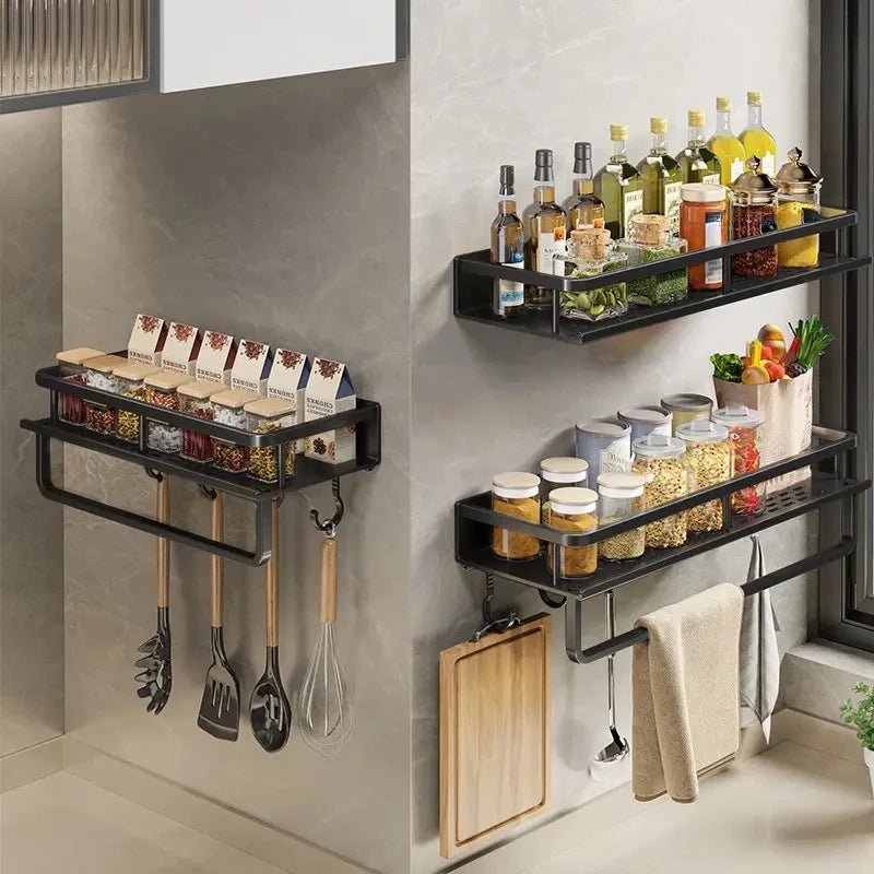 BowLift | ORGANIX RACK – Wall-Mounted Kitchen Shelf with Utensil Bar