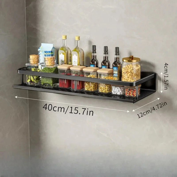 BowLift | ORGANIX RACK – Wall-Mounted Kitchen Shelf with Utensil Bar
