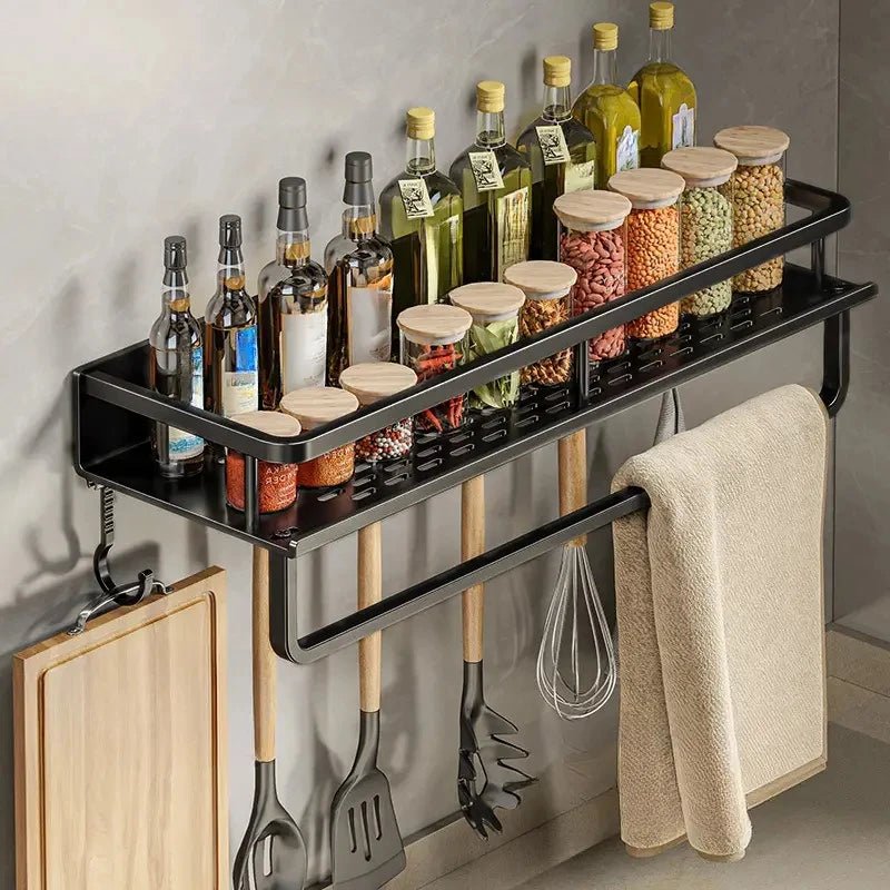 BowLift | ORGANIX RACK – Wall-Mounted Kitchen Shelf with Utensil Bar