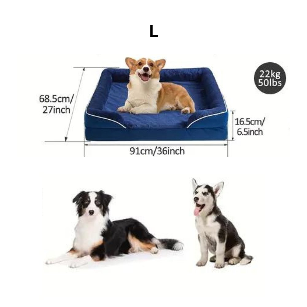 OrthoComfort • Ultra Comfortable Orthopedic Dog Bed - Dog Bed - BowLift