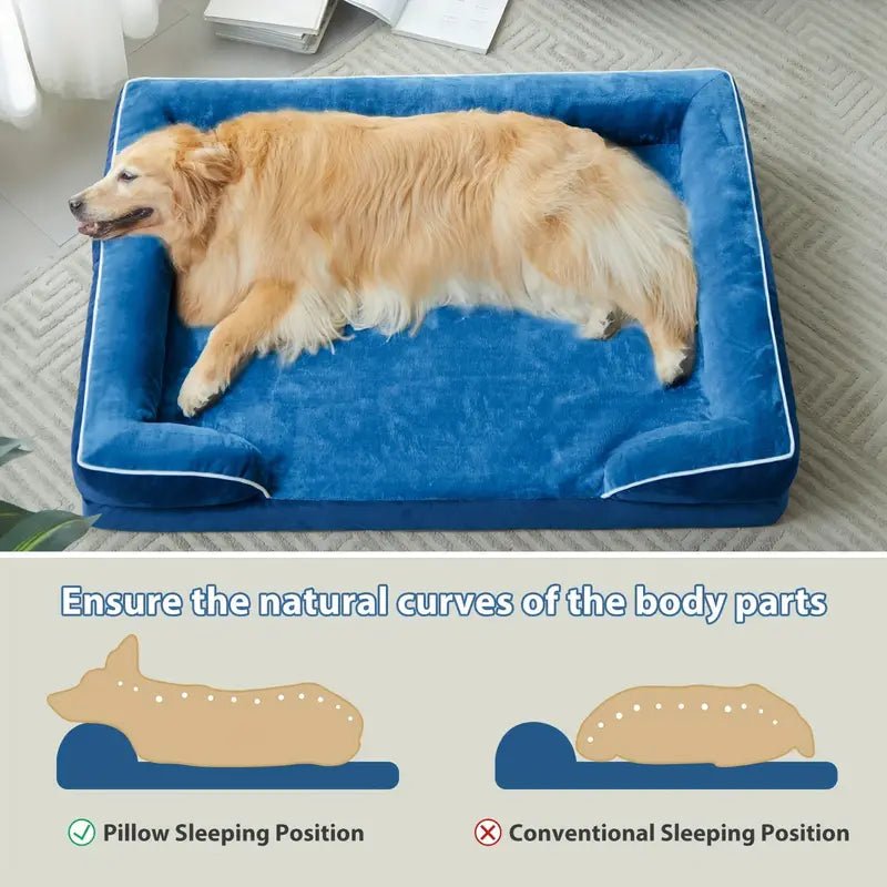 OrthoComfort • Ultra Comfortable Orthopedic Dog Bed - Dog Bed - BowLift