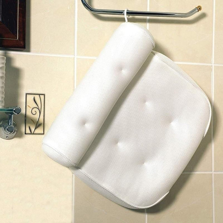 Orthopedic Bathtub Pillow - Breathable Bathtub Headrest Pillow made of 3D Mesh Fabric with Suction Cups Bowlift
