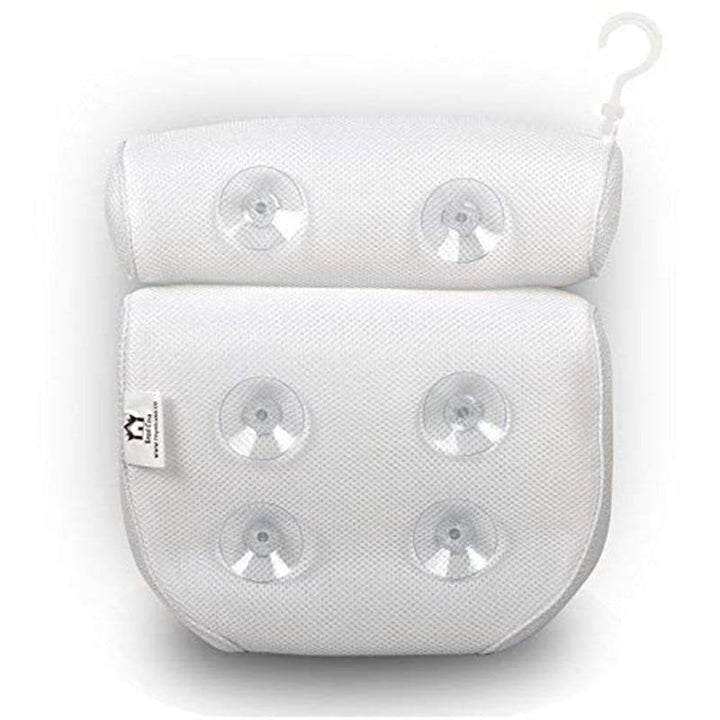 Orthopedic Bathtub Pillow - Breathable Bathtub Headrest Pillow made of 3D Mesh Fabric with Suction Cups Bowlift