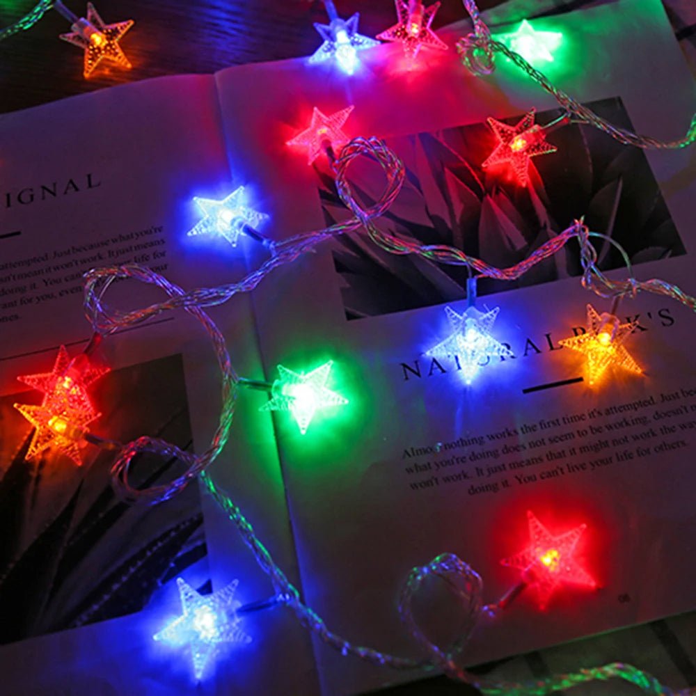 BowLift | Outdoor Star LED String Lights – Enchanting Garland Lights for Weddings, Parties, & Christmas