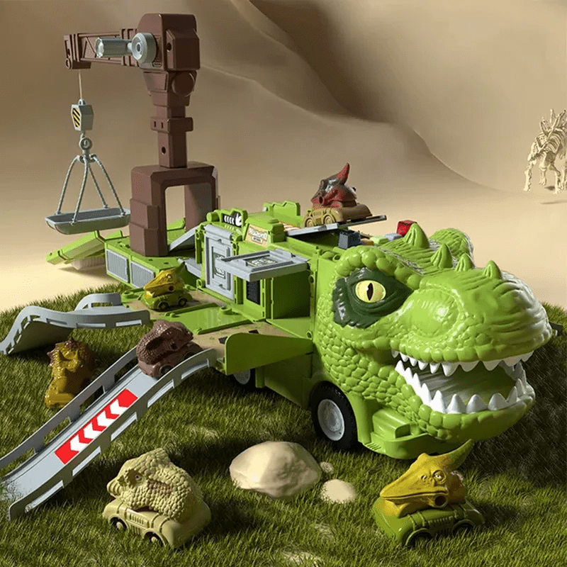 BowLift | Dino Truck Toy Exciting transport missions with a storage function
