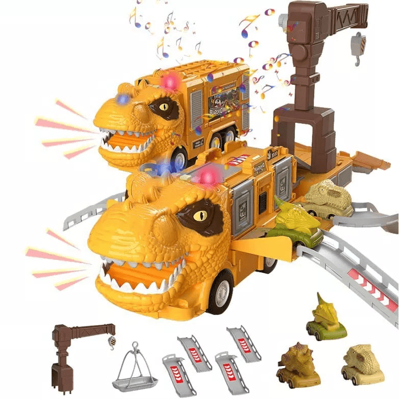 BowLift | Dino Truck Toy Exciting transport missions with a storage function