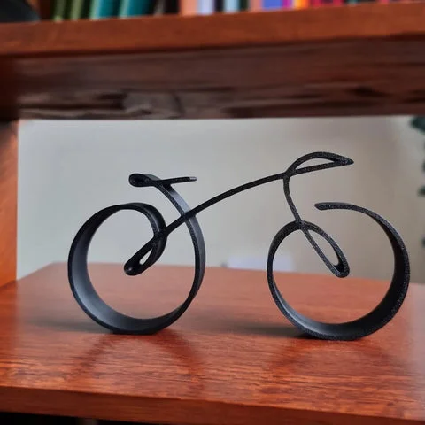 BowLift | VeloWire Bike Silhouette – Minimalist Metal Wall Decoration for Cyclists