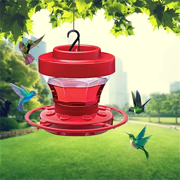 BowLift | Red Nectar House for Hummingbirds with Insect Stop