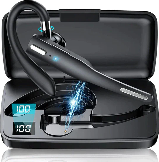 BowLift | Bluetooth Headset with Mic Noise Cancelling Earpiece