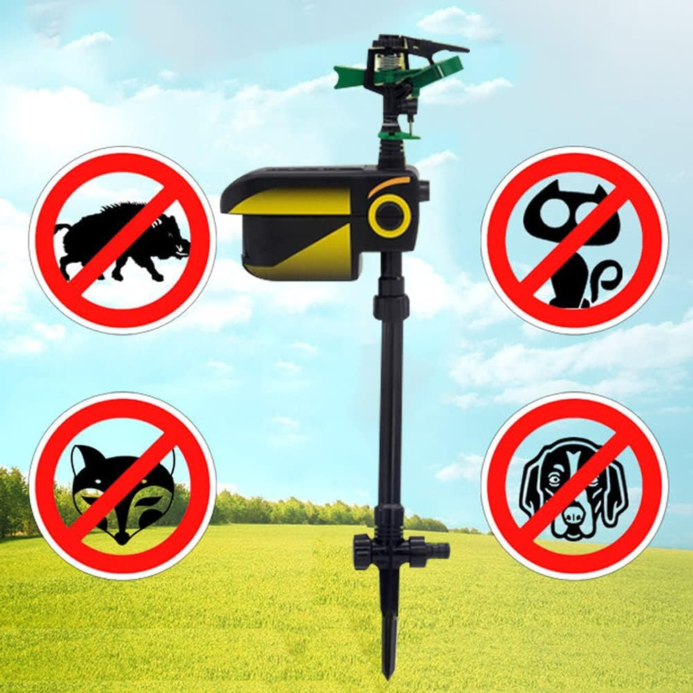 BowLift | Automatic Motion-Activated Animal Repellent Garden Sprinkler - Animal Sensor Outdoor Lawn Yard Water Sprinkler