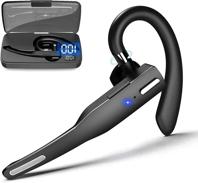 BowLift | Bluetooth 5.1 Noise Cancelling Headset | Dual Mic, Ergonomic Design & Hands-Free Calling for Professionals