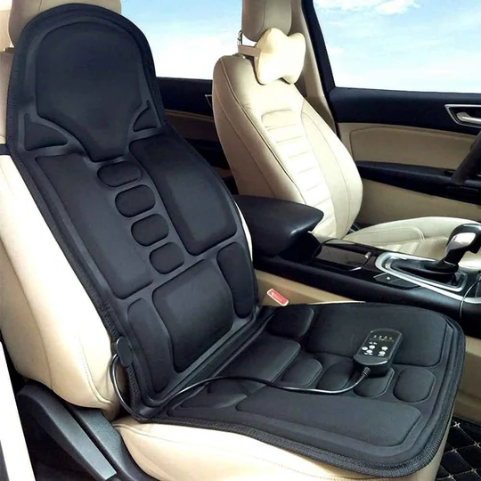 BowLift | 8 Mode Massage Seat Cushion with Heated Back-Neck Pillow for Car & Home