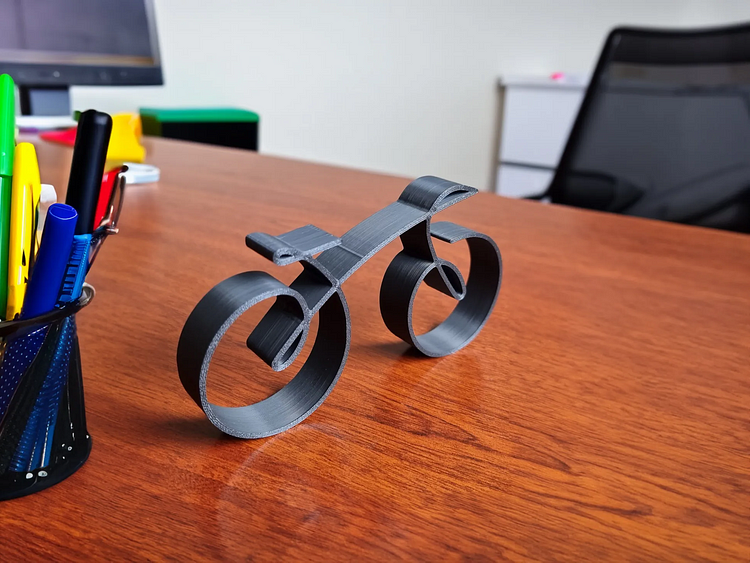 BowLift | VeloWire Bike Silhouette – Minimalist Metal Wall Decoration for Cyclists
