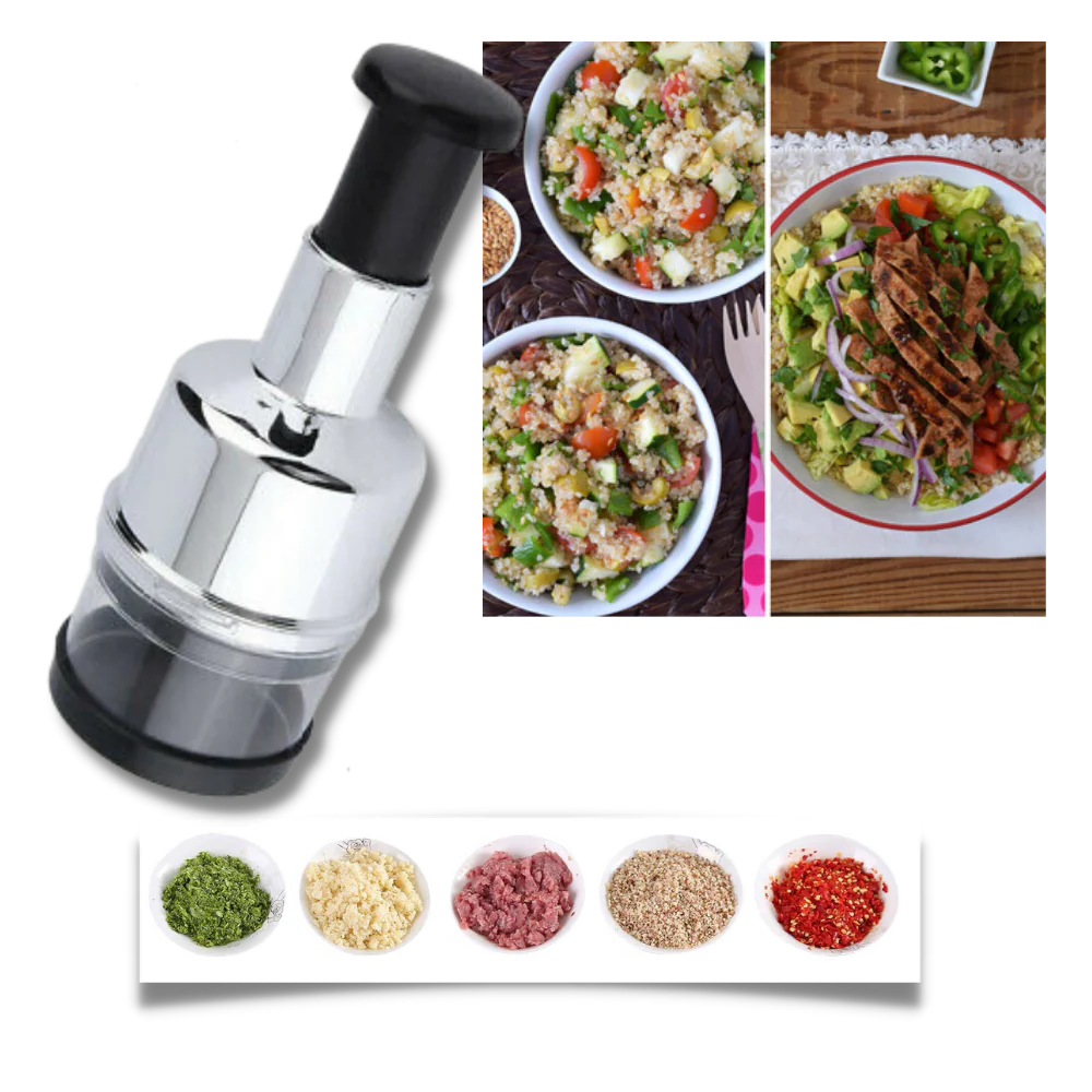 BowLift | Stainless Steel Garlic Chopper