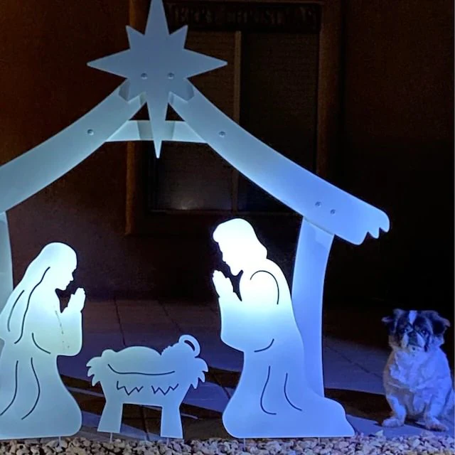 BowLift | Holy Night Outdoor Christmas Nativity Set