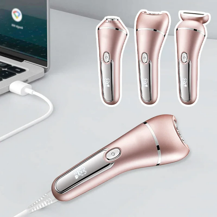 BowLift | 3-in-1 Waterproof Electric Shaver for Women