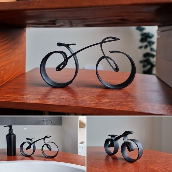 BowLift | VeloWire Bike Silhouette – Minimalist Metal Wall Decoration for Cyclists