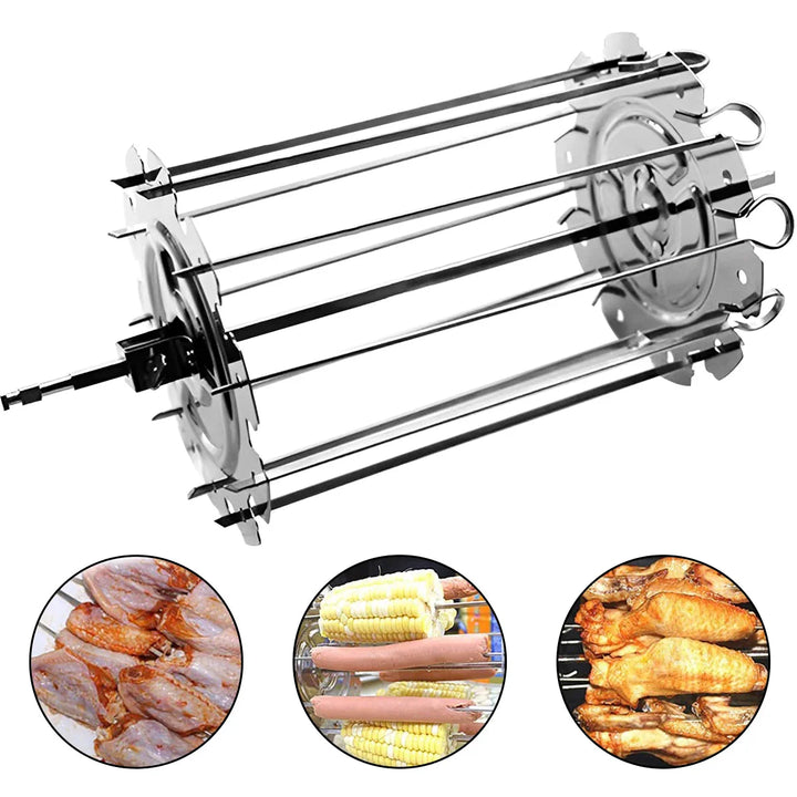 Oven Grill Cage Stainless Steel Meat Skewer Cage Heat-Resistant Skewer | Bowlift