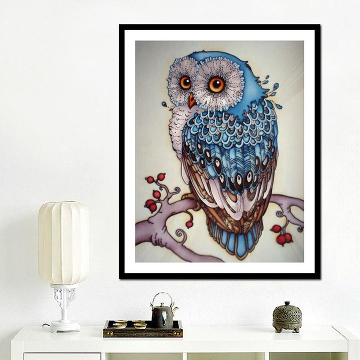Cartoon Owl - GemPaint Kit | Bowlift