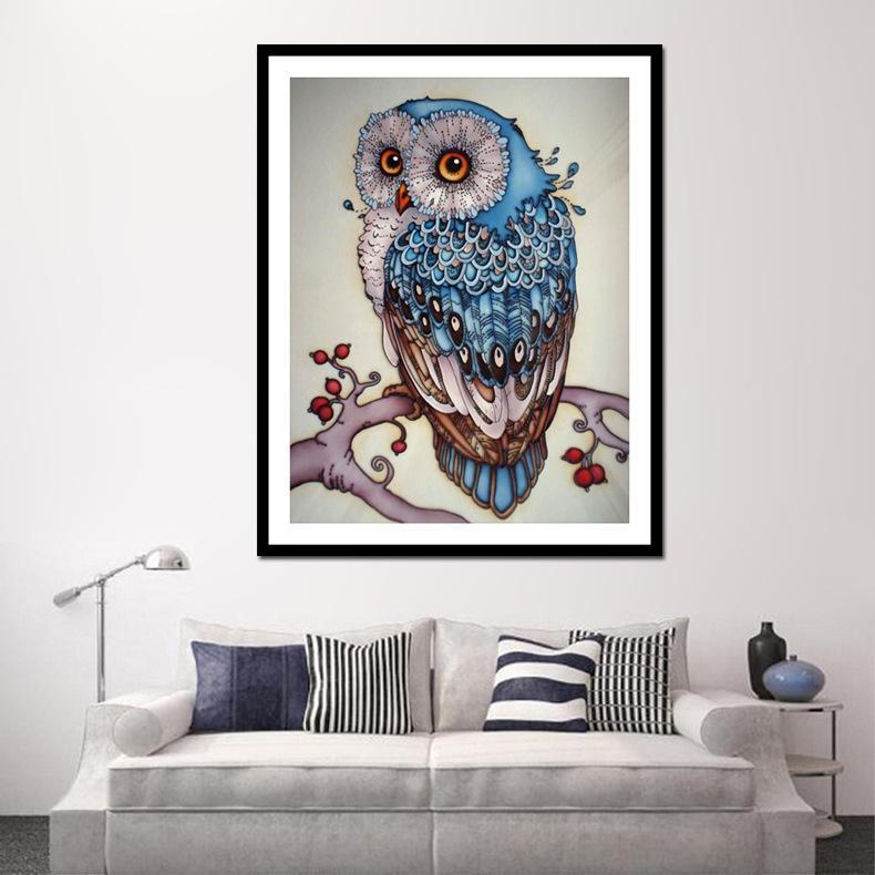 Cartoon Owl - GemPaint Kit | Bowlift