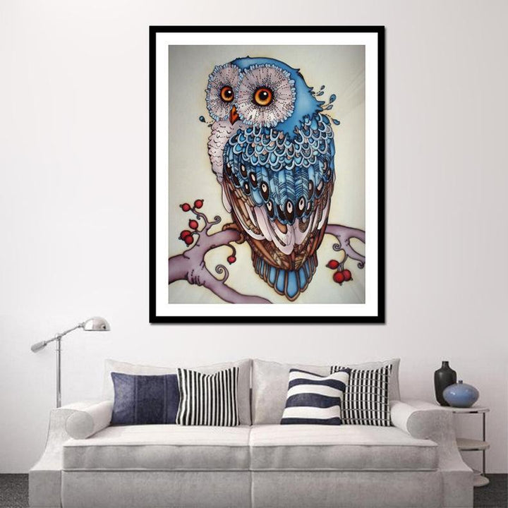 Cartoon Owl - GemPaint Kit | Bowlift