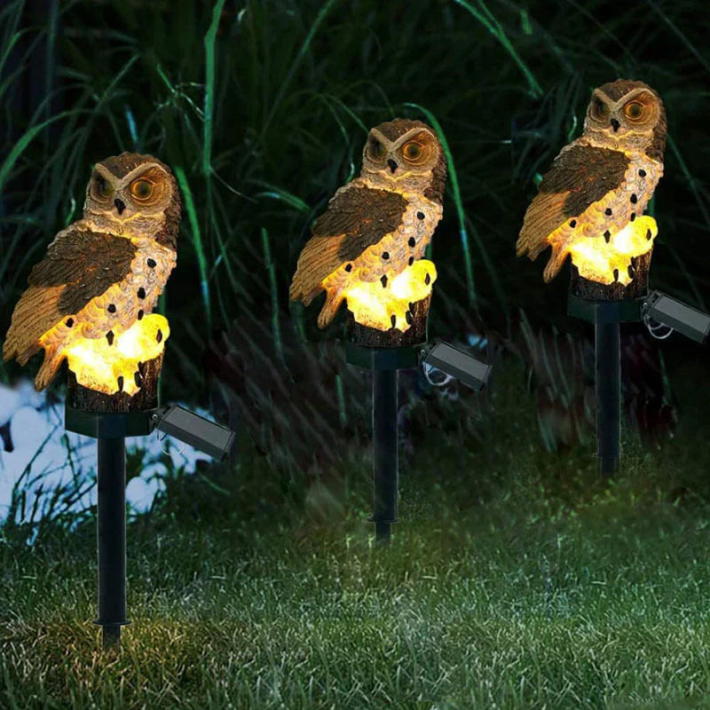 BowLift | OwlGlow Solar-Powered Garden Lamp
