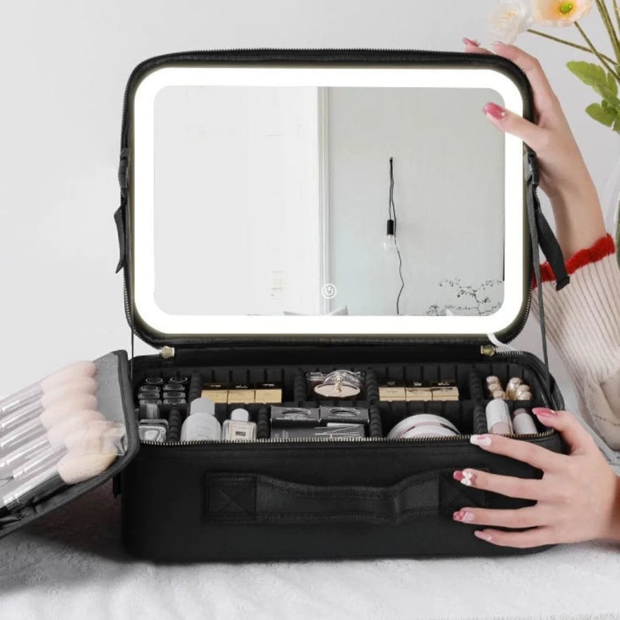 BowLift | GlamBolt️ | Radiant on the go with LED makeup bag