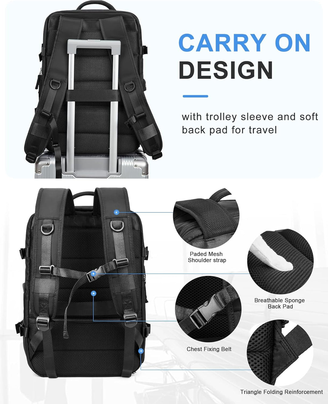 Multi-Compartment Laptop Carry Bag with Adjustable Shoulder Strap | Bowlift